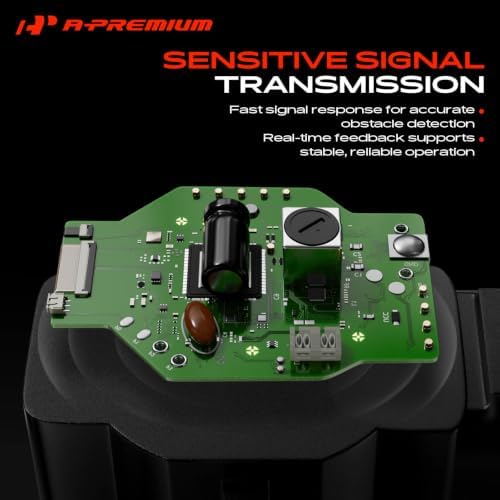 A-Premium White Parking Assist Sensor Compatible with Tesla - 4