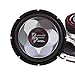 Pyramid 12 Inch Car Subwoofer Speaker - 700 Watt High Powered Car Audio Sound Component Speaker System w/High-Temperature Kapton Voice Coil, 88 dB, 4 Ohm, 80 oz Magnet - Pyramid PW1277X,Black