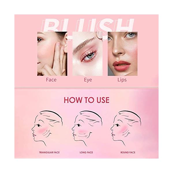 YOUNG VISION Cream Contour Sticks Collection,4 Colors for Face Blush, Bronzer and Highlighter Makeup, Blendable, Lightweight