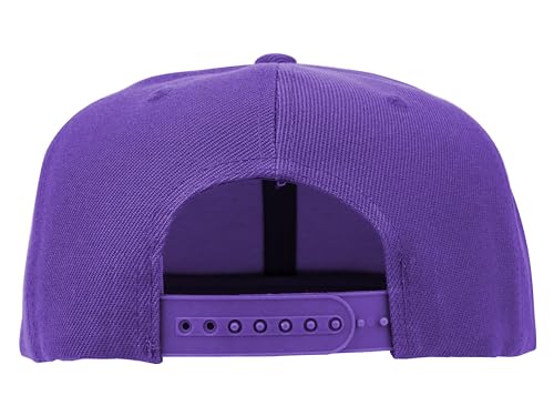 Image of Gelante Snapback Hats for Men - Flat Bill Brim Baseball Cap Hat - Plain Blank Adjustable