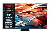 TCL 75Q10B 75" Mini LED TV, QLED Pro, 4K HDR Premium 3500nits, Smart TV Powered by Google TV (Dolby Vision & Atmos, Sistema de Sonido Onkyo 2.1.2, 144Hz Motion Clarity Pro)