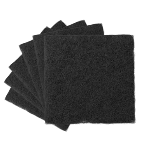 Eosarcu 6Pcs Litter Box Filters Replacement for All Brand Stainless Steel Litter Box, Size 4 x 4inch Random DIY, Odor Control