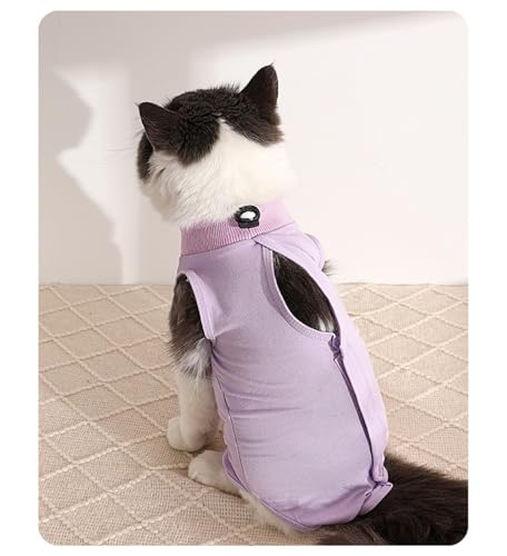 Traje de protección para gatos ideal para el descanso postoperatorio en casa 5
