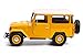 Motormax All Star Toys Exclusive Toyota Land Cruiser FJ40 Yellow 1/24 Diecast Model 79323 FJ40 J40