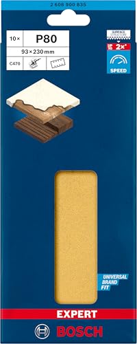 Expert C470 Papier de verre avec 8 trous pour Swing Sander 93 x 230 mm G 80 10 pcs. - vue 4