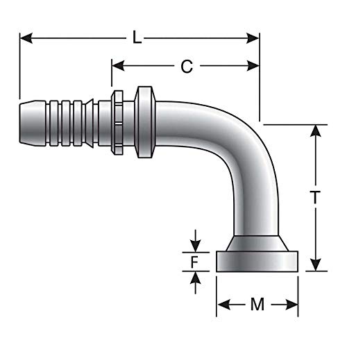 Fixer les fuites de pression avec le coupling Gates G20314-1616 pour flexible - 4