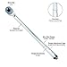 Performance Tool M200DB 1/2-Inch Drive Click Torque Wrench (10 to 150 ft/lbs)