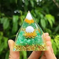 クリスタル置き物　四角　月　　噴水　三角 Amazon.co.jp: カラフル 三角クリスタル 錐形 置物 装飾品インテリア