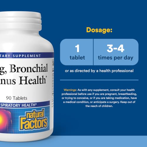 Natural Factors Lung Bronchial & Sinus Tablets