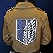 Quace Chaqueta Attack on Titan para hombre con logotipo de Scouting Legion,...