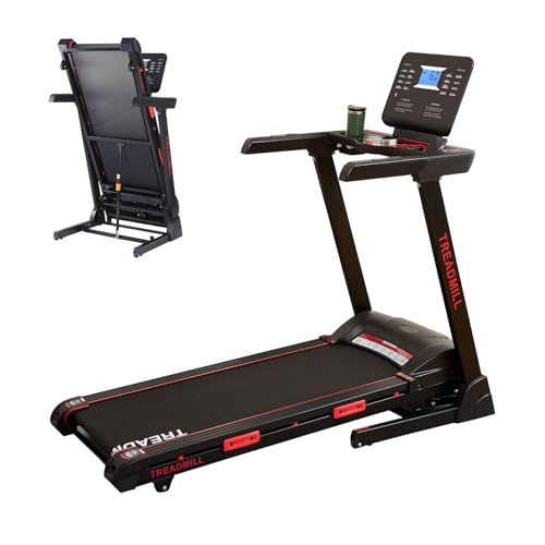 18 Inch Long Folding Treadmill with Auto Incline,Treadmill 300 Lb