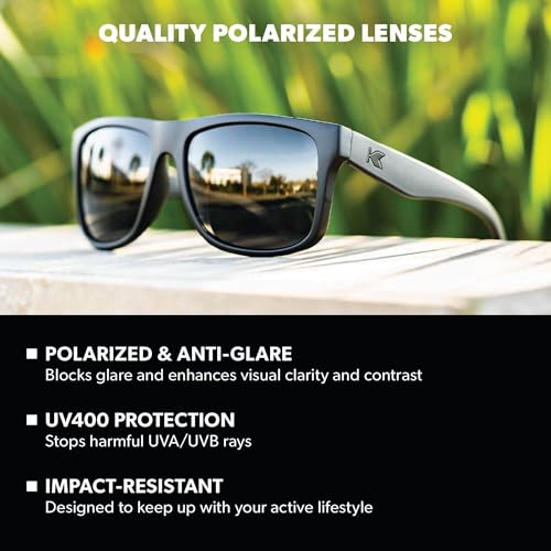 Image of Knockaround Large Polarized Sunglasses for Men & Women - UV400 Protection