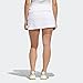 adidas Women's Standard Warp Knit Golf Skort, White, X-Large