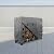 KHOMO GEAR 4 Log Rack Cover 4ft, 4 Feet, Grey