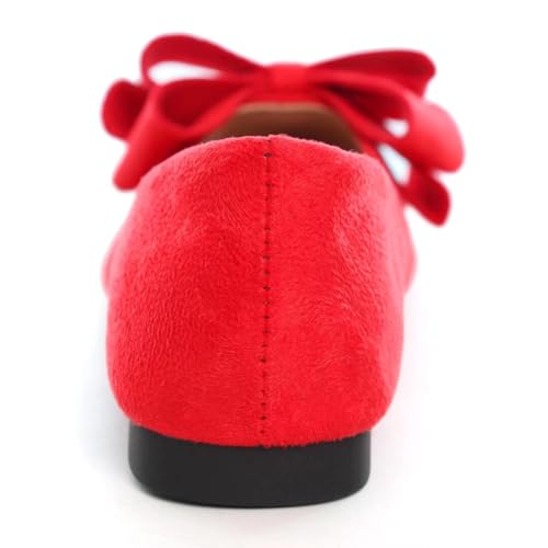 Image of TN TANGNEST Women Fashion Bowknot Flats Comfort Pointed Toe Dress Shoes