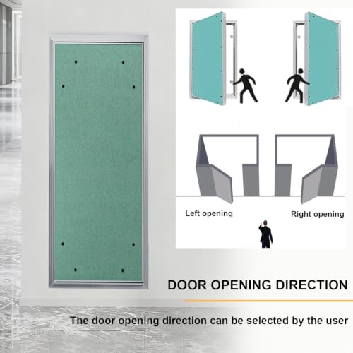 Panel de acceso para placas de yeso 70x100cm con trampilla blanca pintable 6
