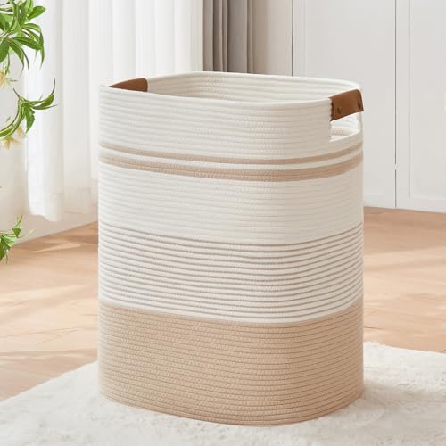 AINUOQI Laundry Basket with Handles - Blanket Basket & Hampers