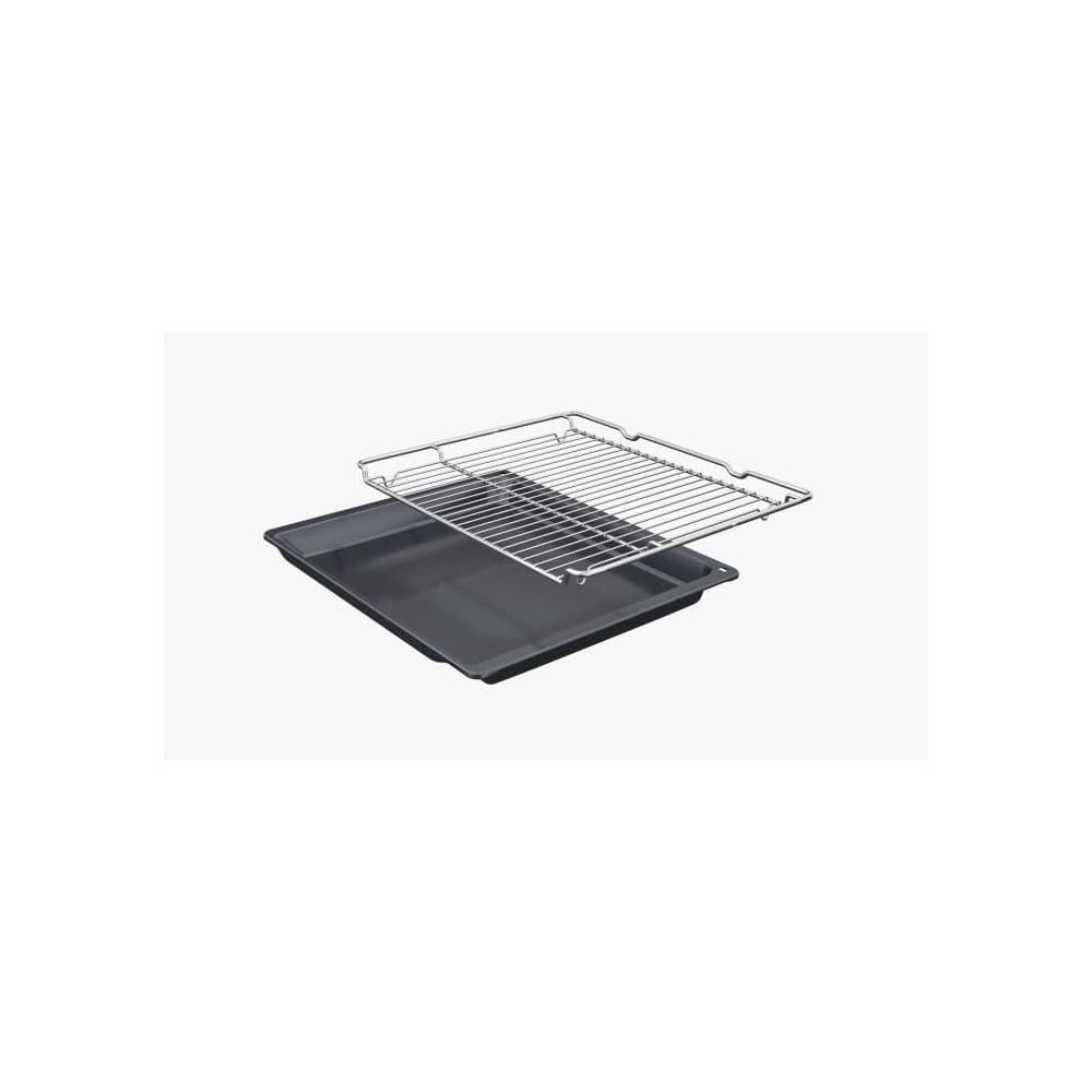 Bosch HBA572BW3F Serie 4 Forno Da Incasso Pirolitico, 71 Litri, Bianco, Touchscreen, 7 Funzioni Di Cottura, Classe A+, 2200W, Dimensioni 595x594x548 Mm