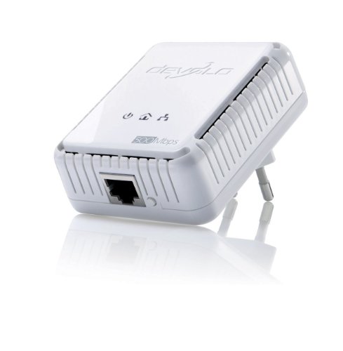Devolo dLAN 500 Avmini HomePlug AV-Adapter (Ethernet, 500MBit/s, Netzwerk aus der Steckdose) weiß