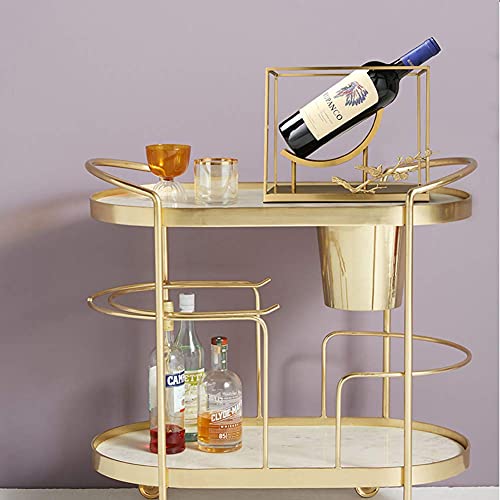 Soporte metálico para 1 botella de vino estilo nórdico miniatura 2