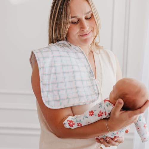 Image of Copper Pearl Premium Baby Burp Cloths - 3-Pack Large Cotton Burp Cloths, Extra Soft Spit Up Rags with 3 Absorbent Layers, Perfect for Baby Boy and Baby Girl Gifts (21 inch x 10 inch Size, Juliet Set)