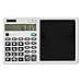 Solar Battery Calculator Writing Board Large Display Lightweight Quiet for Office School