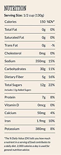 BUSH'S BEST Vegetarian Baked Beans- Canned Beans, Baked Beans,Kosher, Source of Plant Based Protein and Fiber, Low Fat, Gluten Free 8.3 OZ (Pack of 12)