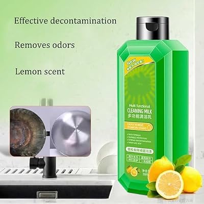 Powerful Multifunctional Concentrated Cleansing Lotion,Cleaning Milk House Cleaner,Powerful Multifunctional Cleaner,Multifunctional Oil Cleaning Agent,for Kitchen & Bathroom (1PC)