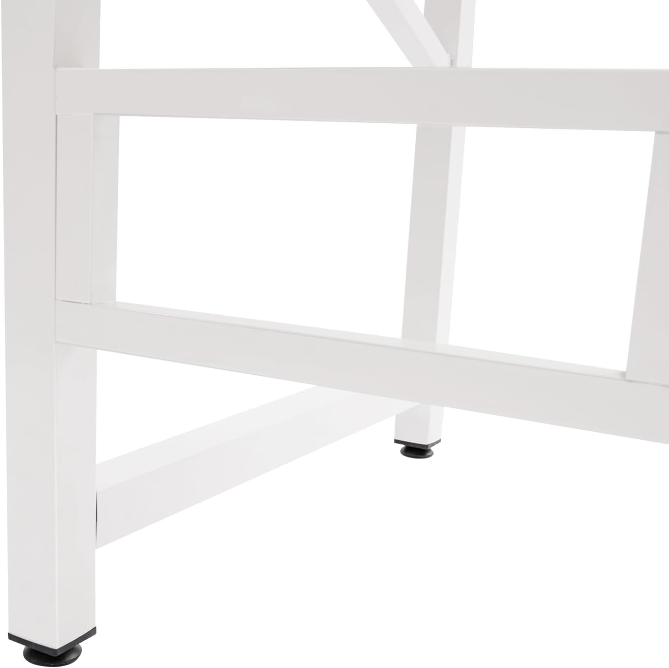 661LBS 29Inch Washer Dryer Stacking Rack Stand, Heavy Duty Washing Machine Shelf Kit Space Saver Metal Frames Rack Height Adjustable Washer Storage Shelf for Laundry Room Bathrooms Balconies (White)