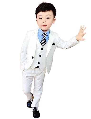 Costume de soirée garçon pour mariages et fêtes de famille avec gilet élégant