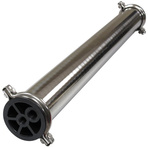 RO Membrane Housing Stainless Steel Pressure Vessel 4"x40" 4040 300 PSI 3/4" Feed