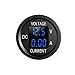 YGL 6V/48V Visualizzazione Corrente e Tensione DC voltometro Amperometro, con Display Digitale a LED, Adatto per Auto, Moto, Camion, Barche, Yacht(Blu)