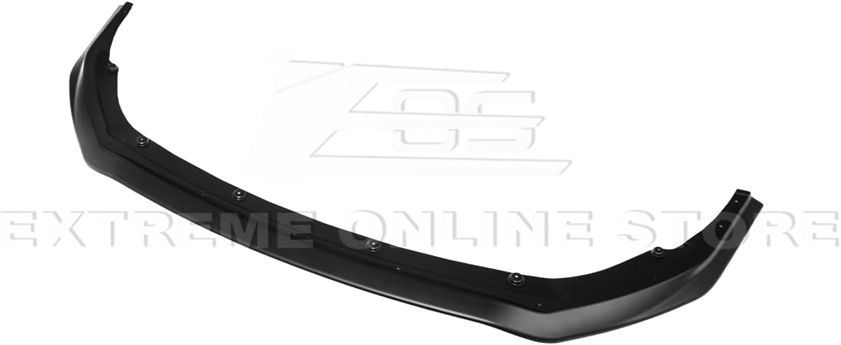 Replacement for 2023-2024 Toyota E210 GR Corolla Models | GR Style Carbon Fiber Front Bumper Lip Chin Spoiler Splitter & Side Skirts Rocker Panel Extension Pair (ABS Plastic - Matte Black)