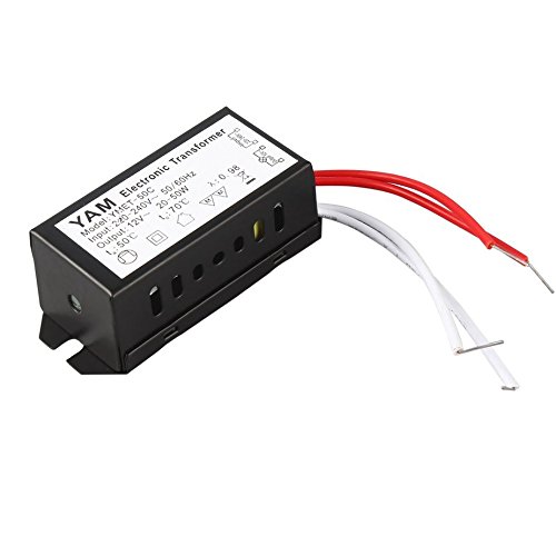 Fuente de alimentación del conductor del transformador electrónico de la lámpara de halógeno de la CA 220V a 12V 20-50W LED para la lámpara de halógeno de bajo voltaje