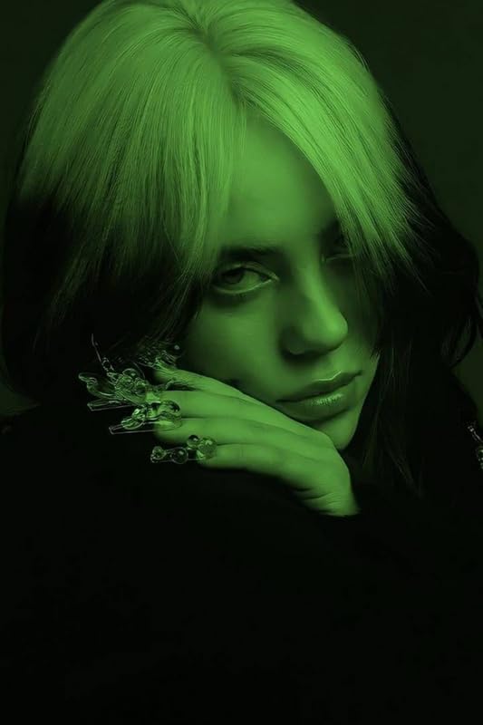 Poster of Billie Eilish, Billie Eilish for Room Wall Decoration, Unframed, Size - 12 X 18 Inches || K2C P11464