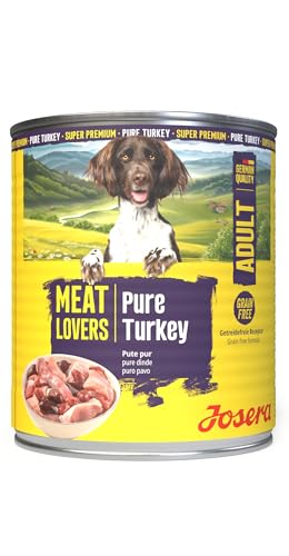 JOSERA Meat Lovers Pure Turkey (6 x 800 g) | Adult | Premium Nassfutter für ausgewachsene Hunde | extra viel Putenfleisch (68%) | Monoprotein | getreidefrei | Hundefutter nass | 6er Pack – Bild 3