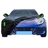 WOLWES Housse de Voiture imperméable pour 1995-2021 Lotus Elise 111R/111S/S/Sport 220,Housse de Voiture Anti-grêle, Protection Totale Contre la Pluie, Le Soleil et Les Rayons UV(Elise Sport 220)