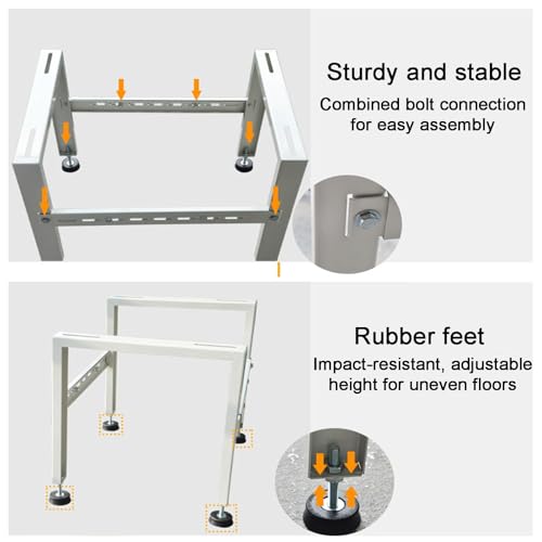 Soporte para aire acondicionado de pie ideal para proteger tu mini split en terrazas 6