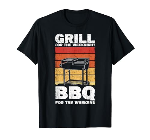 Grill Weeknight BBQ Weekend Grilling T-Shirt