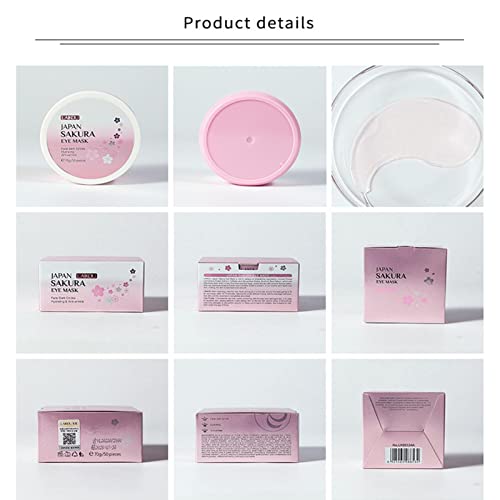 Tapa-olhos - Natural Moisturizing Brightening Under Eye Gel Pads com Ácido Hialurônico,Tapa-olho par