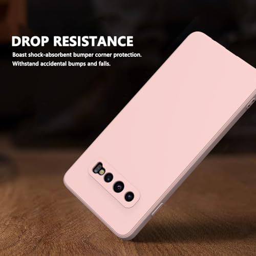 Image of for Samsung Galaxy S10 Plus Case Pink, Scratch Resistant with Soft Touch, Slim Thin Phone Cover for Samsung Galaxy S10 Plus