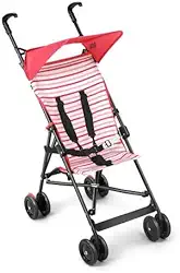 Carrinho de Bebe Guarda-Chuva 6M-15 Kgs Multikids Navy Rosa - BB493