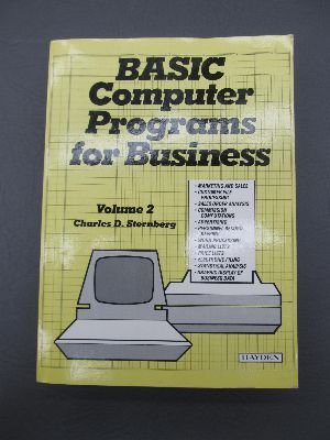 Basic Computer Programmes for Business: v. 2 0810451786 Book Cover