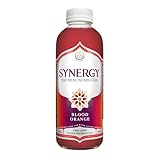 SYNERGY The Real Kombucha - Blood Orange - 16 fl oz Bottle - Raw Probiotic Drink for Gut Health and Immune Support