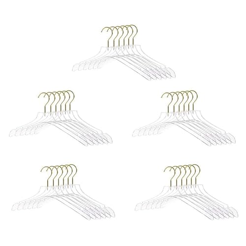 Cintre Transparent pour Chemises et Dressing Structuré de Dame