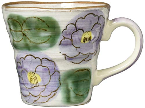 美濃焼 マグ 彩り花紋 127-1606