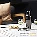 13 Piece Black Bar Set Cocktail Shaker Set with Mixing Glass - Premium Mixology Bartender Kit and Cocktail Set for Drink Mixing - Perfect Bar Kit for Home with Drink Shaker, Bar Tools & Recipe Book