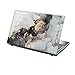 TaylorHe - Skin protettiva per computer portatile da 13 a 14", decalcomania in vinile, motivo: pittura astratta, colore: Grigio oro