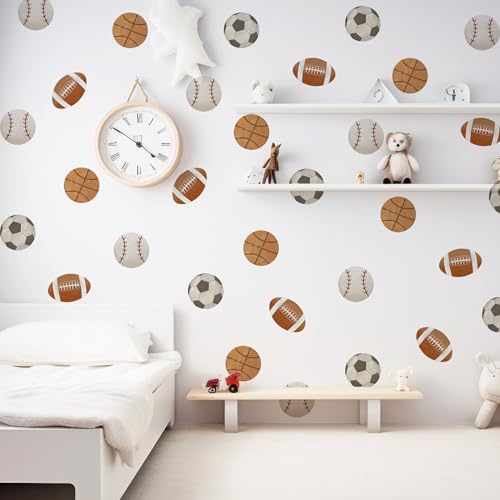 Vinilo decorativo de balones deportivos para pared miniatura 5