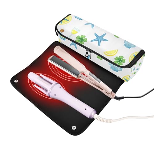 Bolsa de viaje para herramientas de cabello resistente al calor miniatura 2